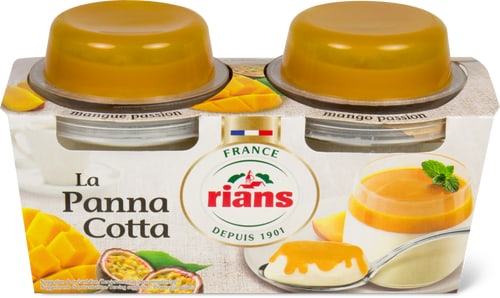 Panna Cotta Rians mango-passione