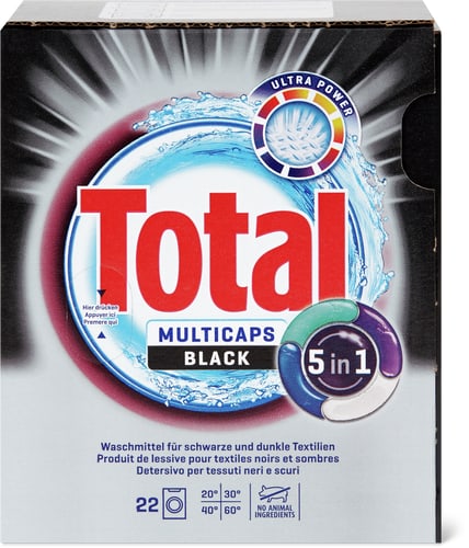 Multicaps 22 washes, Black