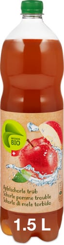 Bio Apfelschorle trüb