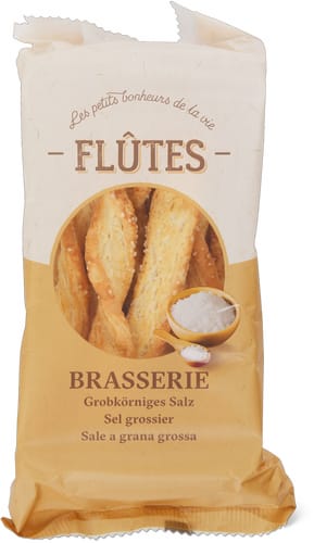Flutes Brasserie, With Coarse Salt