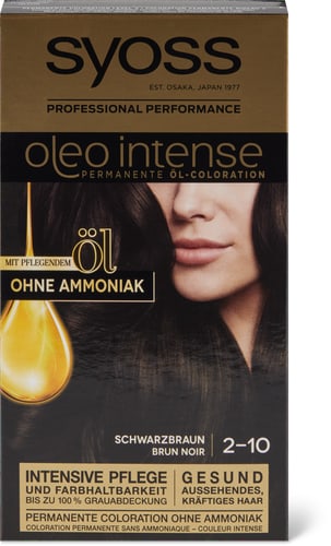 Hair Colour 2.10 Black-brown, permanent, ammonia-free