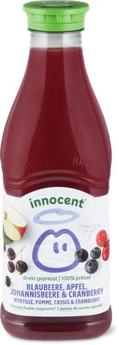 Blau- und Johannisbeerensaft