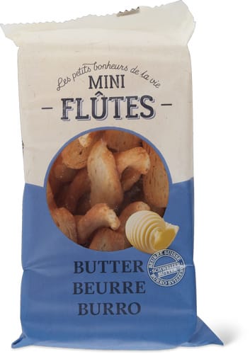 Mini flûtes Butter
