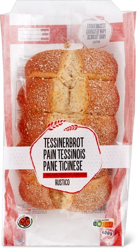 IP-SUISSE Pain tessinois rustique farine foncée