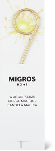 Magic Candle Number 9 Gold (Art: ZAHL 9)