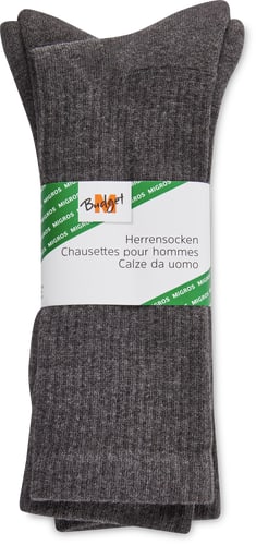 Herren Socken 2er Pack (Farbe: anthrazit, Grösse: 43-46)
