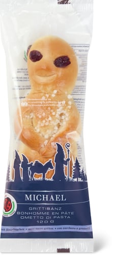 IP-SUISSE Christmas Bread Boy with Sugar Crystals