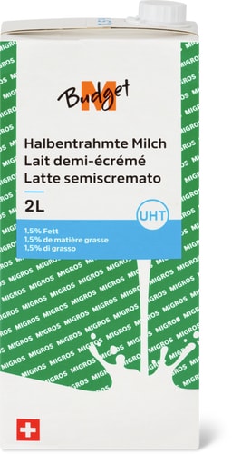 IP-SUISSE Semi-Skimmed Milk UHT