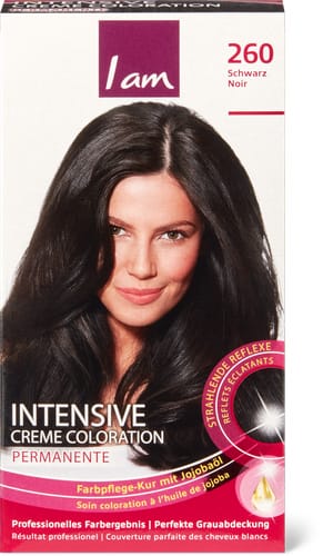 Hair Colour 260 Black, permanent