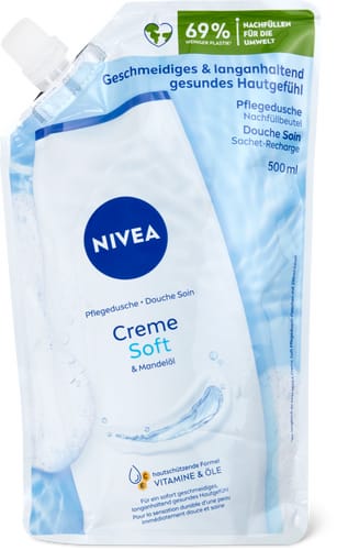 Shower Gel Refill Pouch Soft Cream