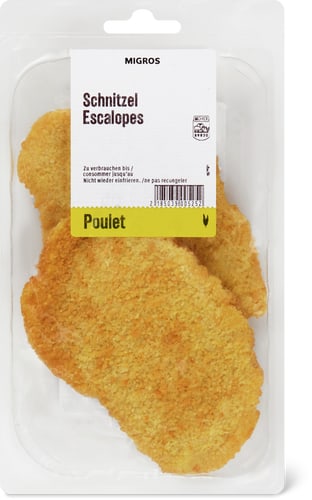 Poulet Schnitzel paniert