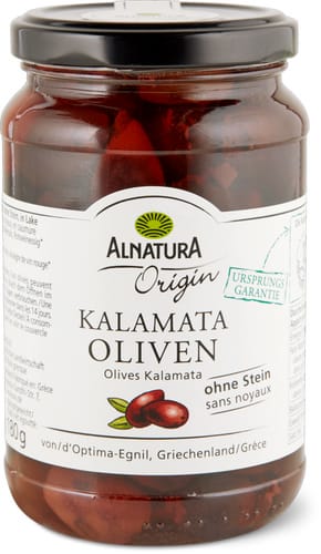 Bio Kalamata olives pitted