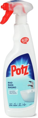 Bathroom Cleaner Beading Effect