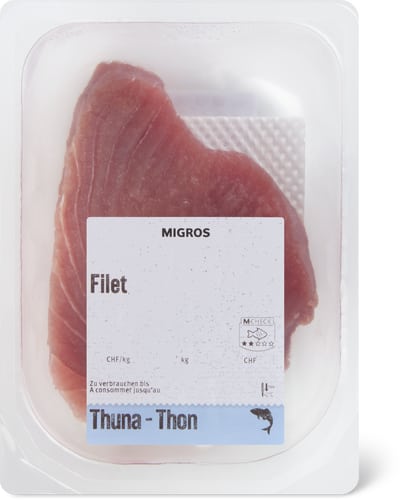 Filetti di tonno pinna gialla