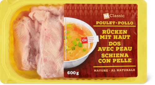 Chicken backs with skin