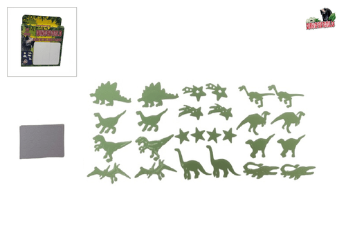 Fluorescent Dinosaurs Glow in the Dark