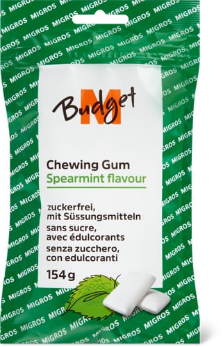 Chewing gum  Spearmint
