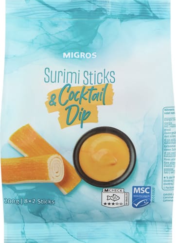 M+ MSC Surimi-Stäbchen Cocktail