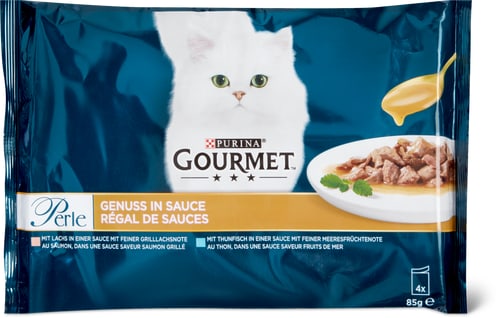 Perle Feast in sauce with salmon and tuna