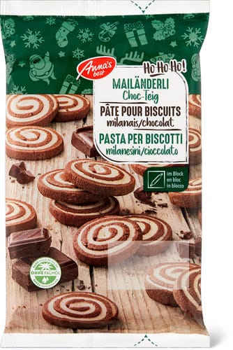 Mailänderli Chocteig