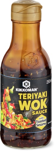 Teriyaki sauce with roasted sesame seeds