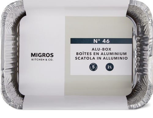 Vaschette in alluminio 2l