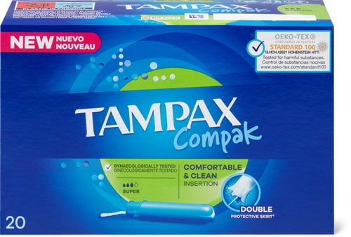Compak Super Tampons With Applicator