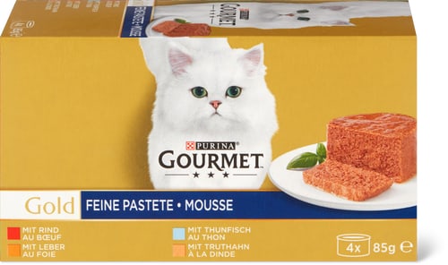 Gold Fine pâté with beef, liver, turkey and tuna