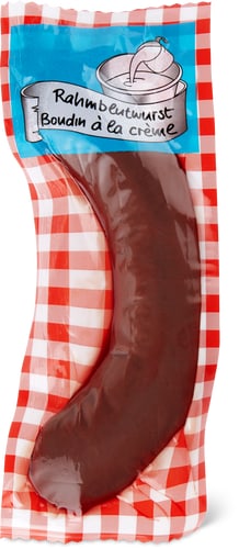 Blood Sausage With Cream