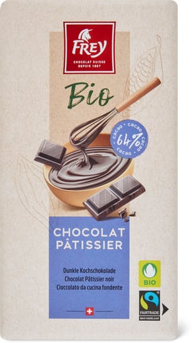 Bio Chocolate bar Chocolat Pâtissier 64% cocoa