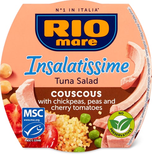 Insalatissime MSC Couscous With Chickpeas, Peas and Cherry Tomatoes