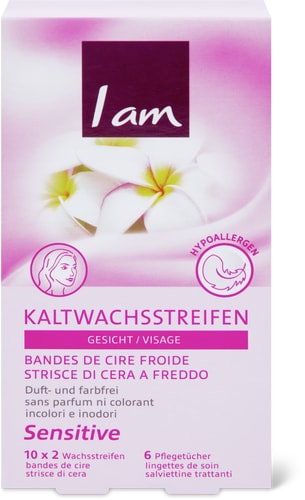 I am Kaltwachsst. Gesicht