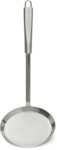 Mestolo per friggere argento, acciaio inossidabile, 14 cm