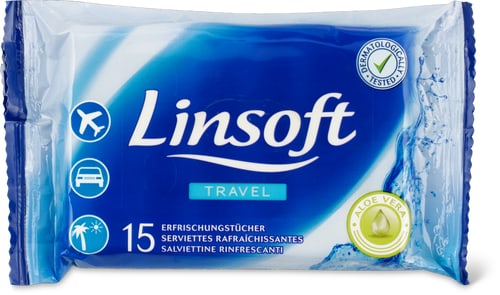 Refreshing wipes with aloe vera