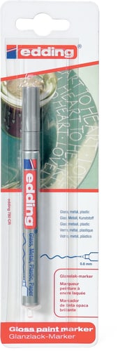 Paint Marker 0.8 mm, Silver (Farbe: SILBER)