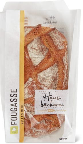 Hausbäckerei Bio Fougasse Light-Coloured Flour