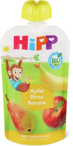 Bio Quetschbeutel Apfel, Birne & Banane ab 1 Jahr