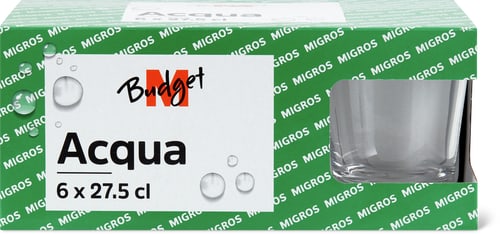 M-Budget Acqua trasparente, 27,5 cl