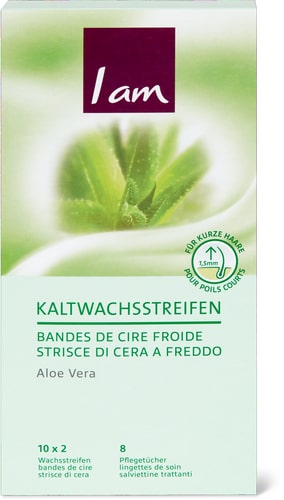 Cold Wax Strips Body, Aloe Vera
