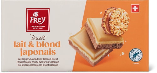 Duett Tavoletta di cioccolato Lait & Blond Japonais