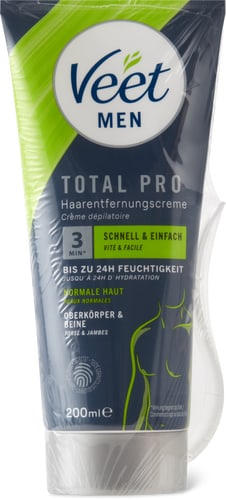 Hair Removal Cream Upper Body & Legs, inc. Spatula