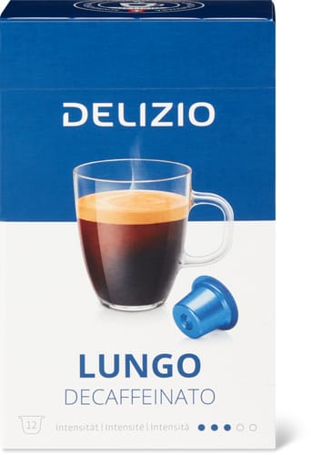 Coffee capsules Lungo Decaffeinato 12 capsules