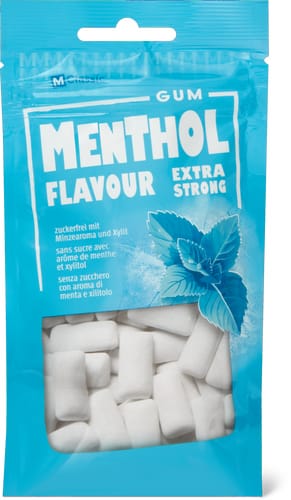 Chewing gum Menthol extra strong