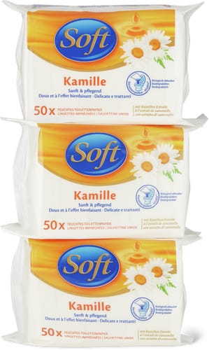 Salviette umidificate alla camomilla