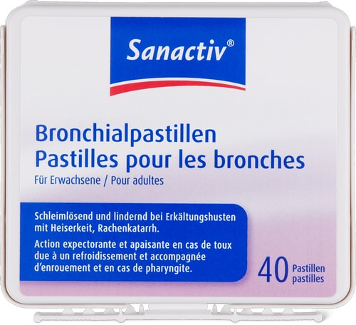 Bronchial lozenges for adults