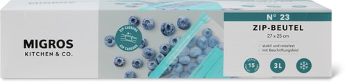 Sacchetti con zip 3 l