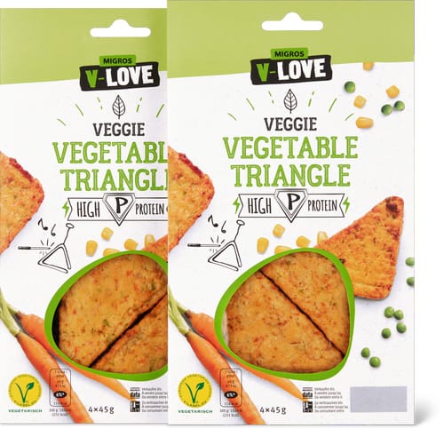 Vegetable Triangle Patties