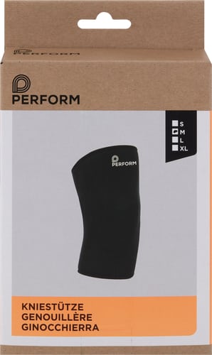 Kniebandage (Grösse: M, Farbe: schwarz)