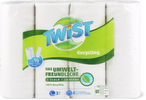 Recycling 3-ply, 1/2 sheet