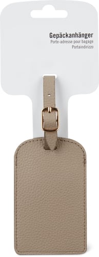 Luggage Tag (Farbe: beige, Grösse: one Size)